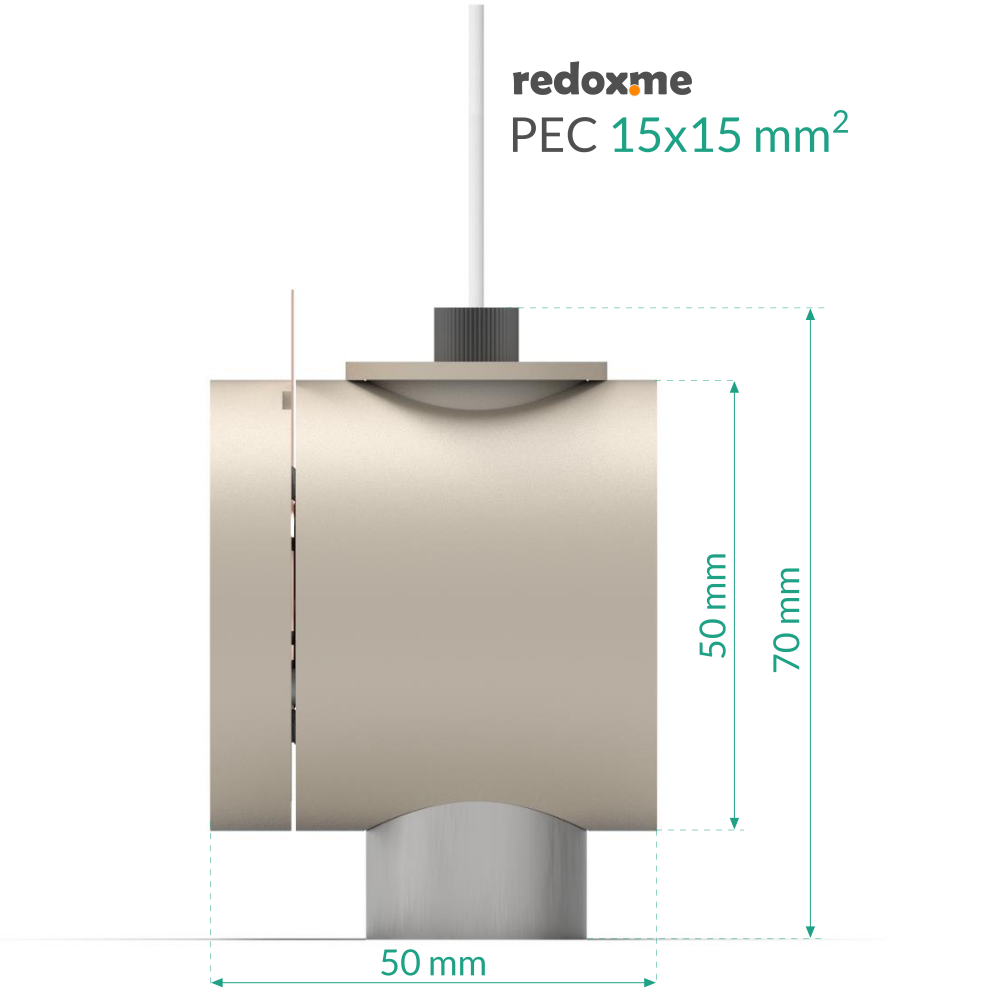 PEC 15mm x 15mm - Photo-electrochemical Cell