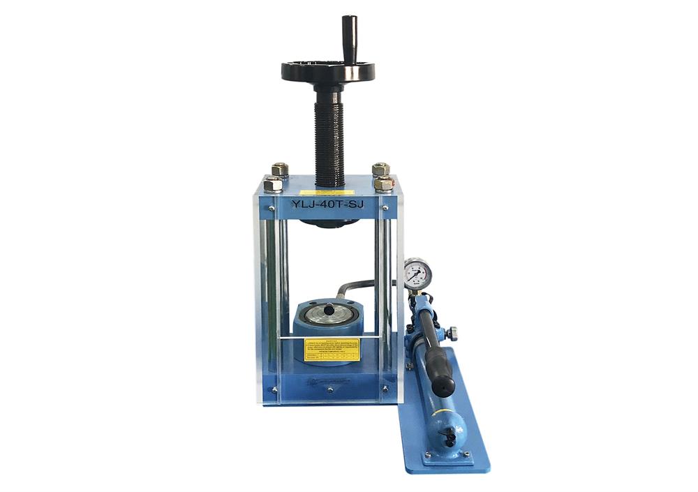 40T Manual Hydraulic Laboratory Press with Separable Pump - YLJ-40 - Thasar Store