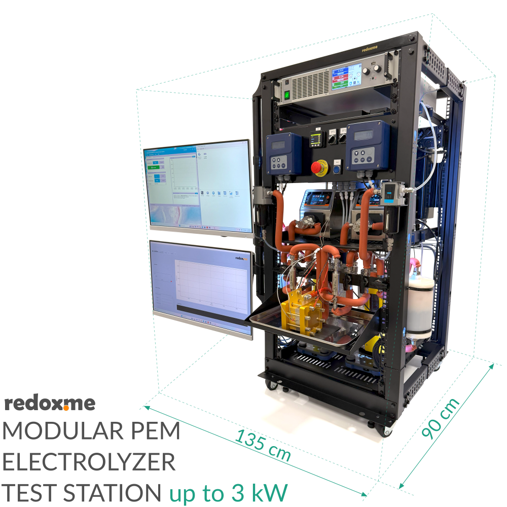 Modular PEM Electrolyzer Test Station up to 3 kW