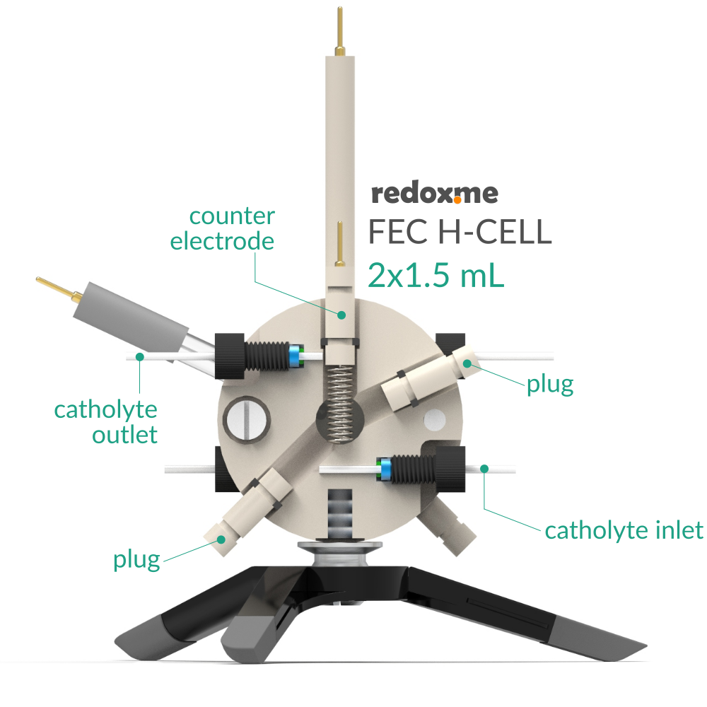 FEC H-Cell 2x1.5 mL- Flow Electrochemical H-Cell