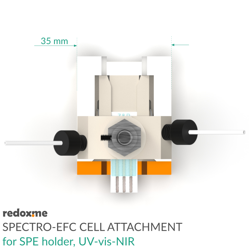 Spectro-EFC Cell Attachment for SPE holder, UV-vis-NIR