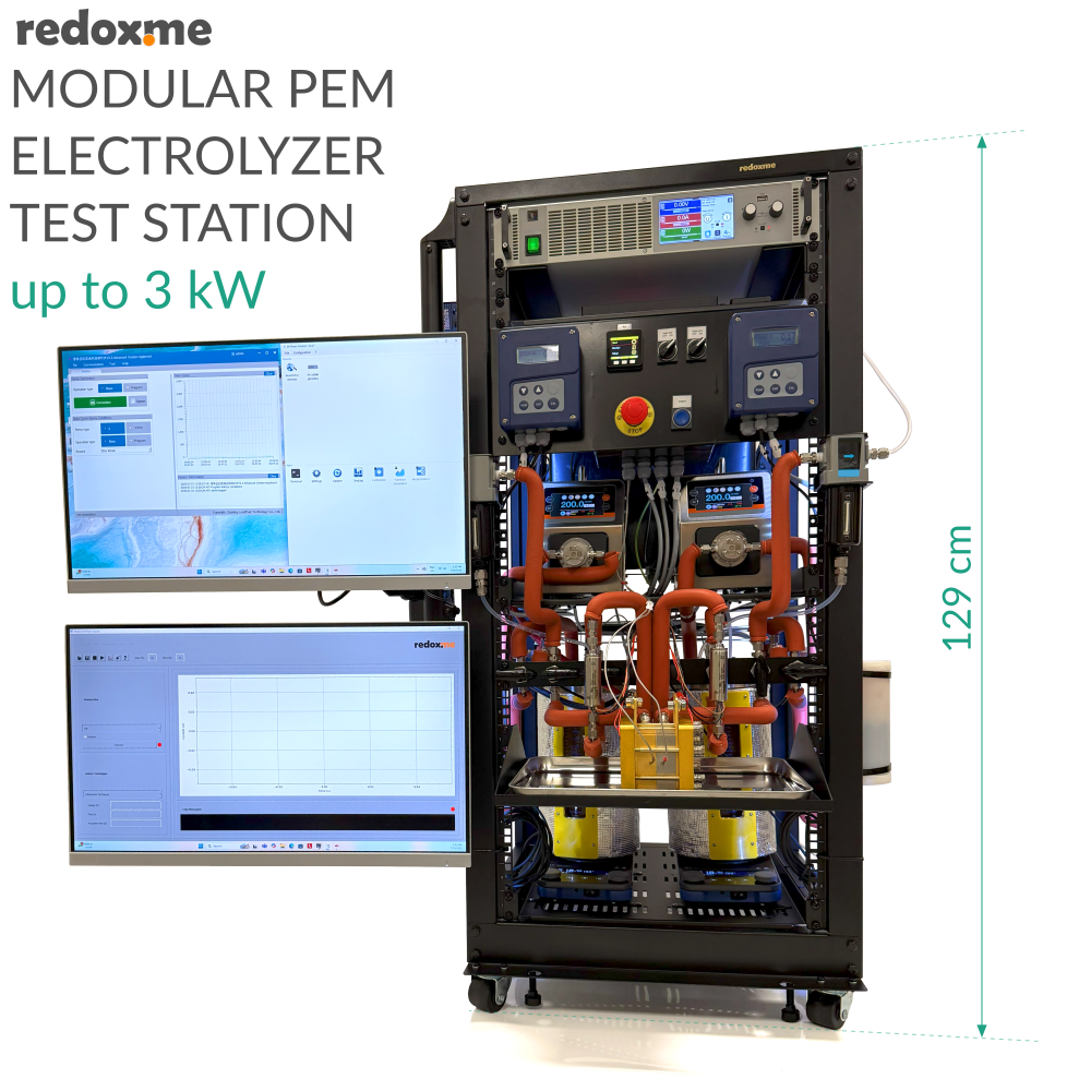 Modular PEM Electrolyzer Test Station up to 3 kW