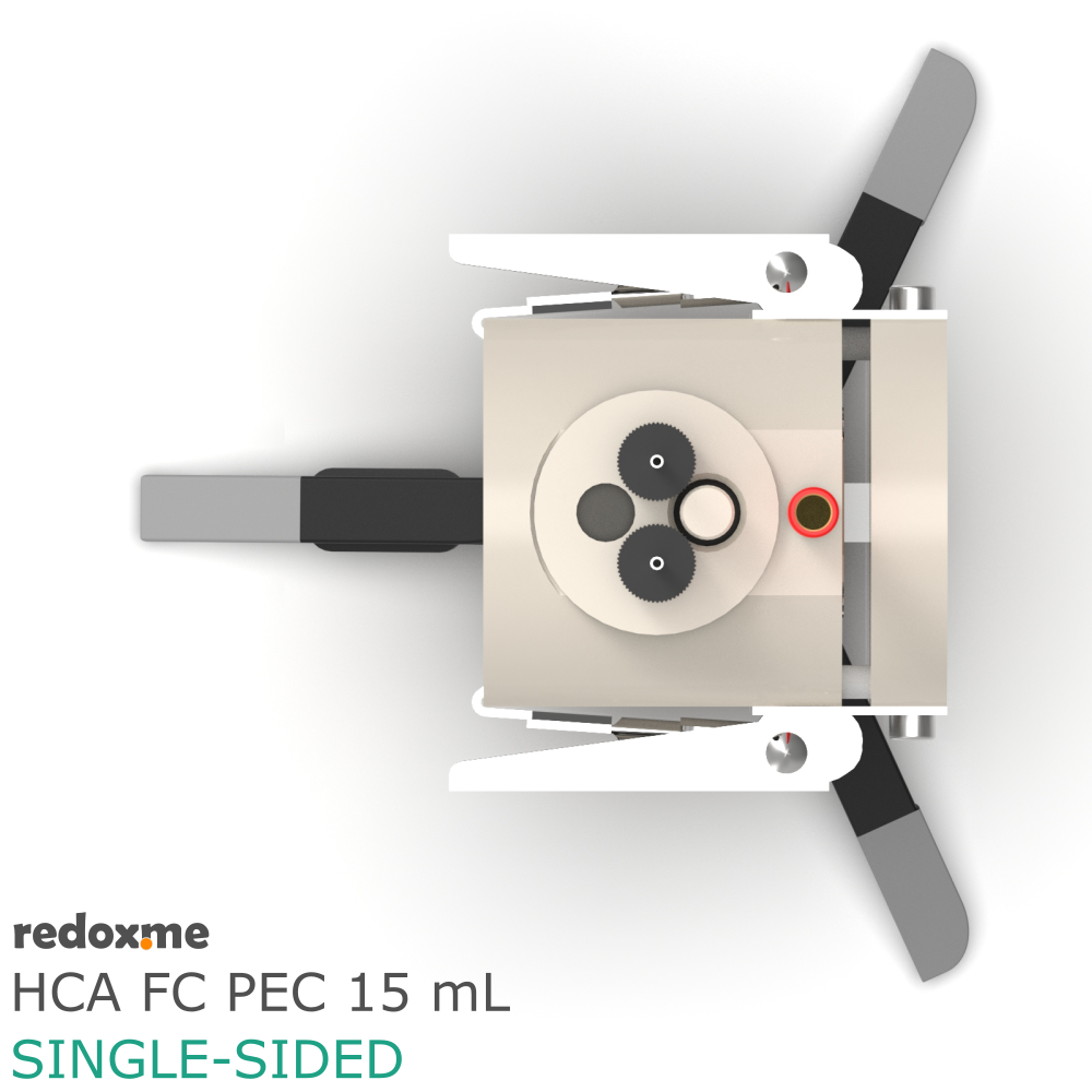 HCA FC PEC 15 mL single-sided - Hook Clamp Assembled Front Contact Photo-electrochemical Cell