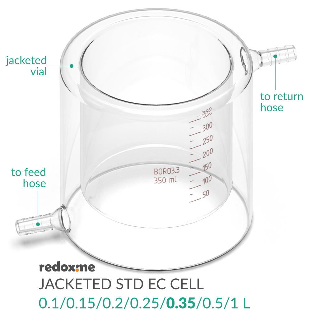Jacketed Standard Electrochemical Cell