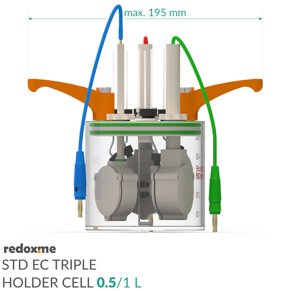Standard Electrochemical Triple Holder Cell