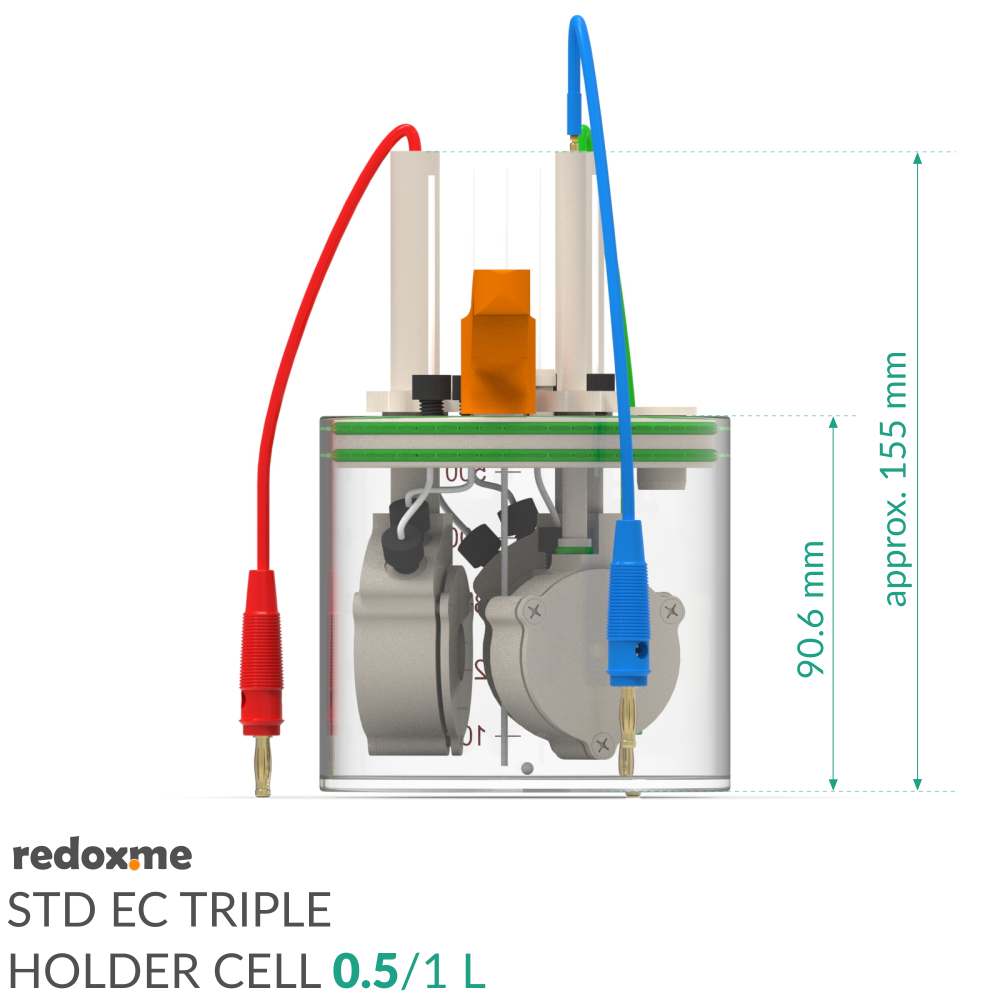 Standard Electrochemical Triple Holder Cell