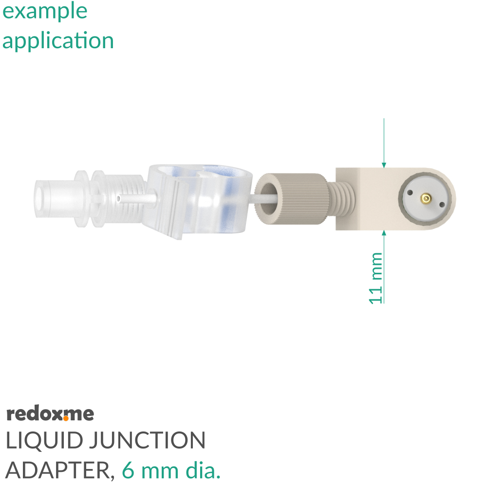 Liquid Junction Adapter, 6 mm dia.
