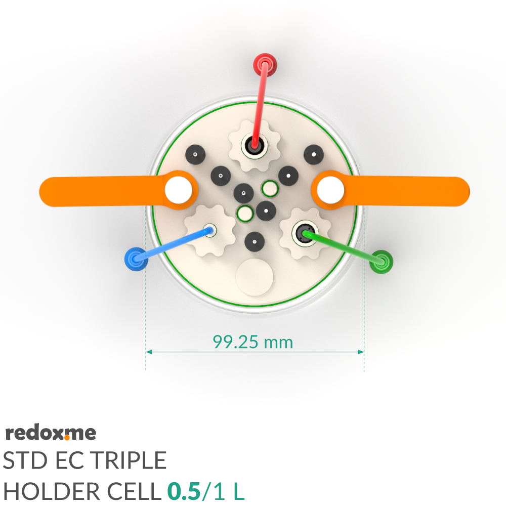 Standard Electrochemical Triple Holder Cell