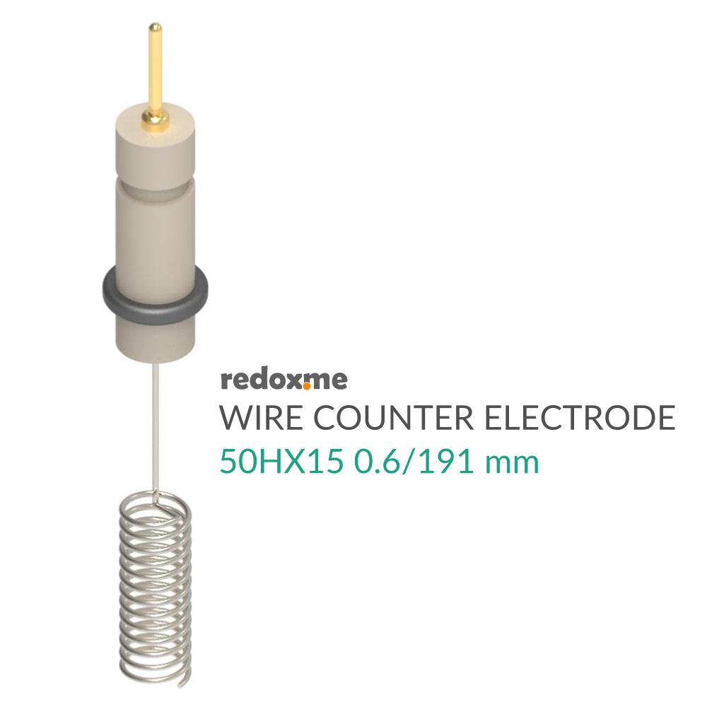 Metal Wire Auxiliary Electrode - 50HX15 0.6/250 mm - Platinum (99.9%)