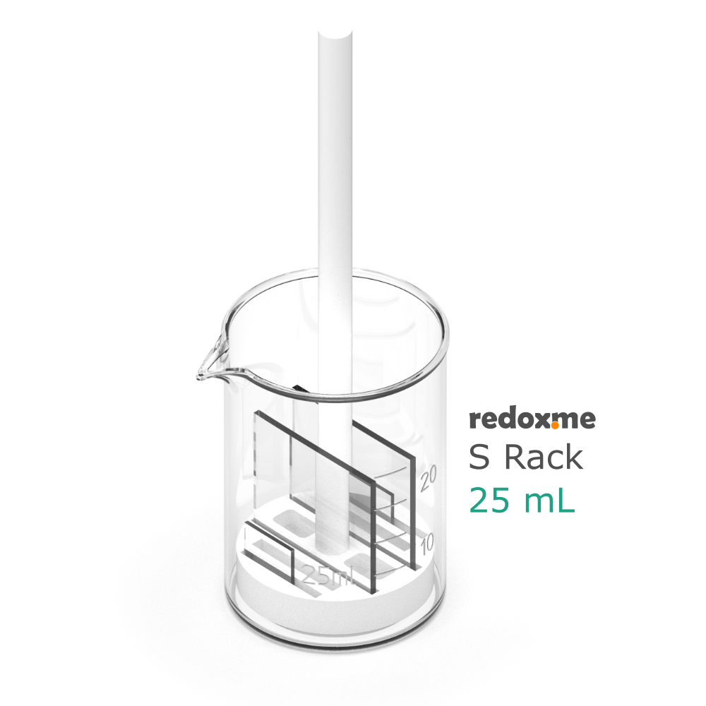 S Rack 25 mL - Substrate Rack for 25 mL beaker