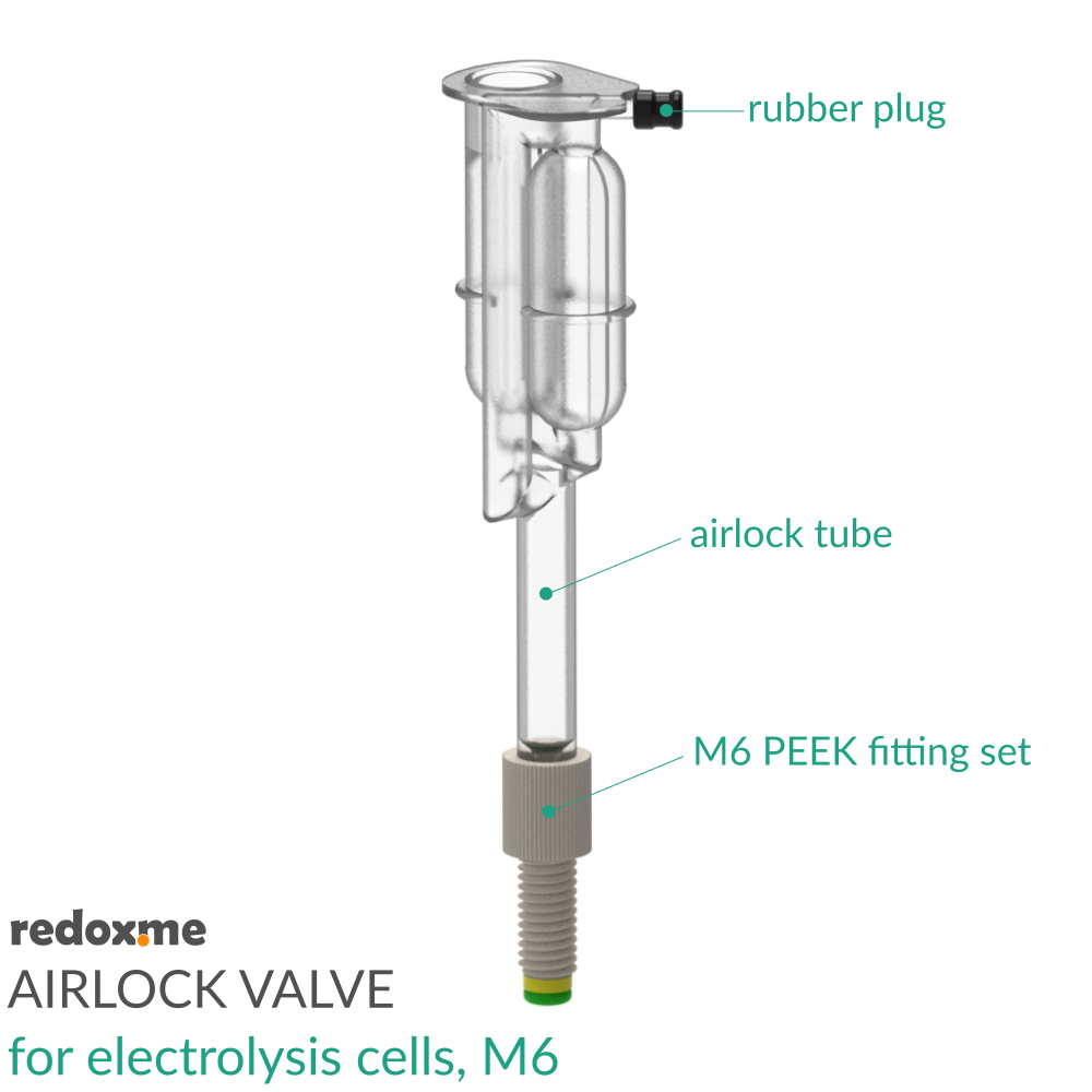 Airlock valve for electrolysis cells - M6