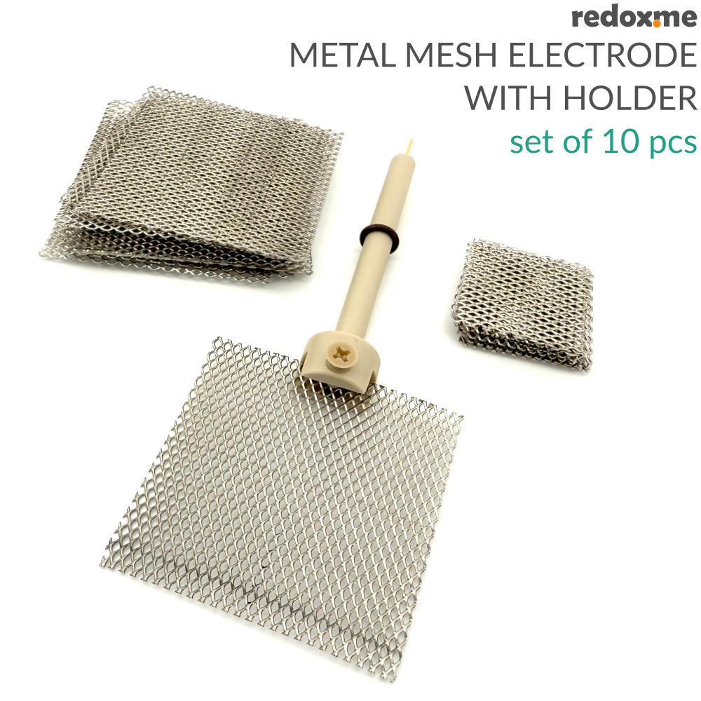 Metal Mesh Electrode with Holder - set of 10 pcs