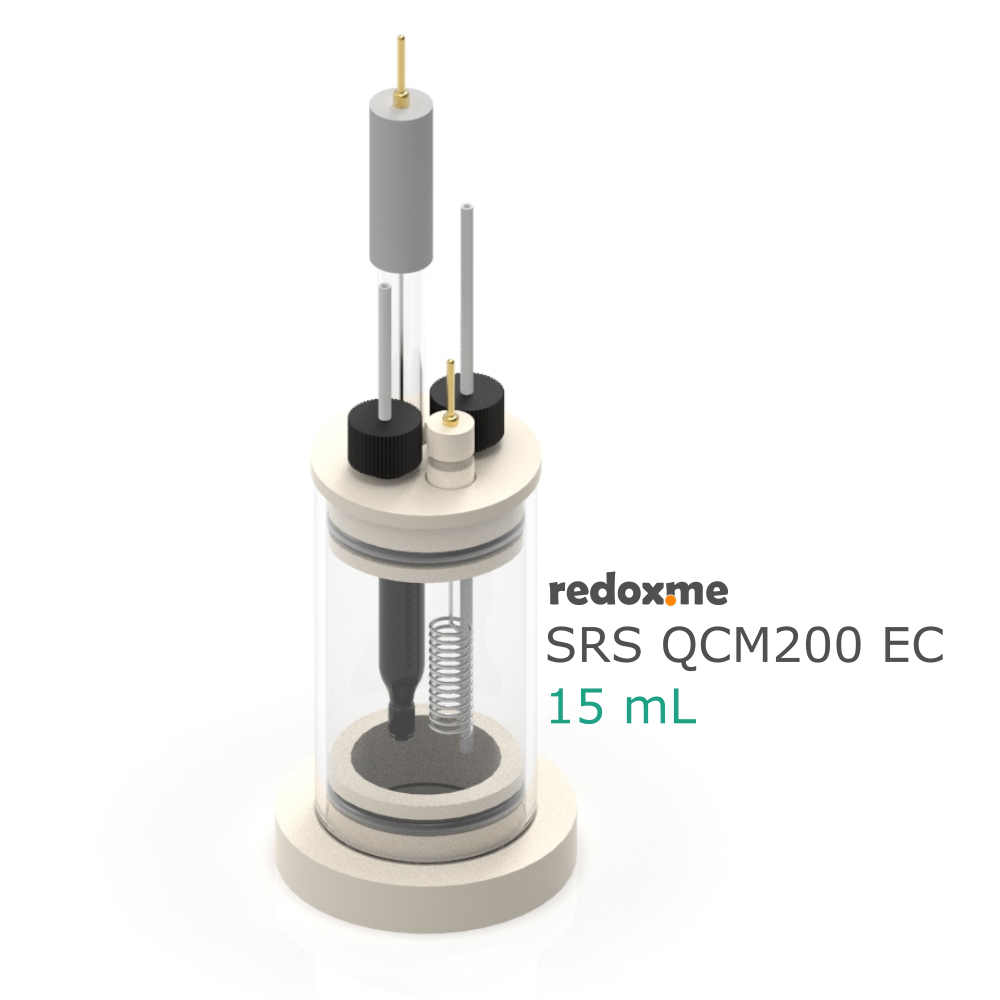 Quartz Crystal Microbalance Electrochemical cell - SRS QCM200 EC 15 mL