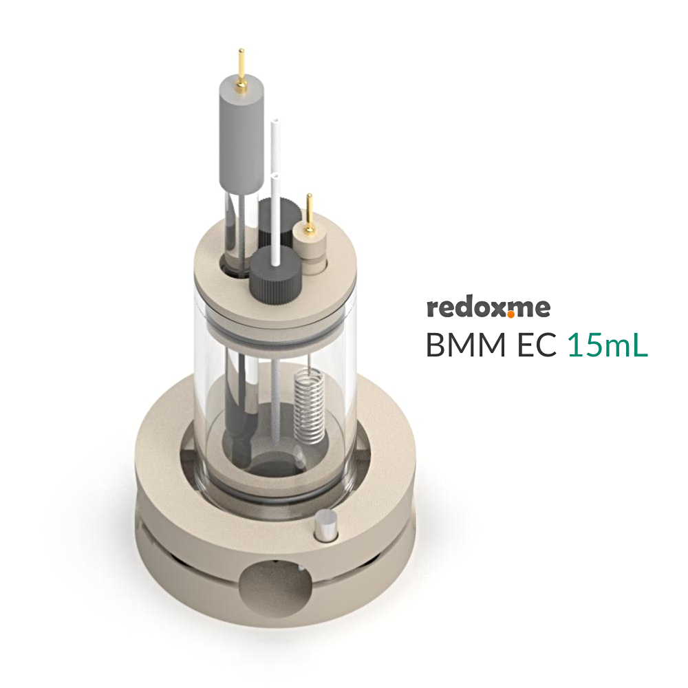 BMM EC 15 mL - Bottom Magnetic Mount Electrochemical Cell
