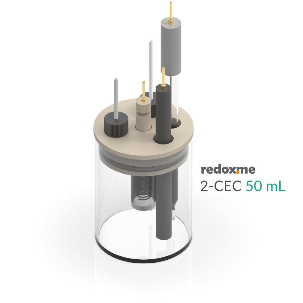 2-CEC 50 mL - Two-compartment Electrochemical Cell