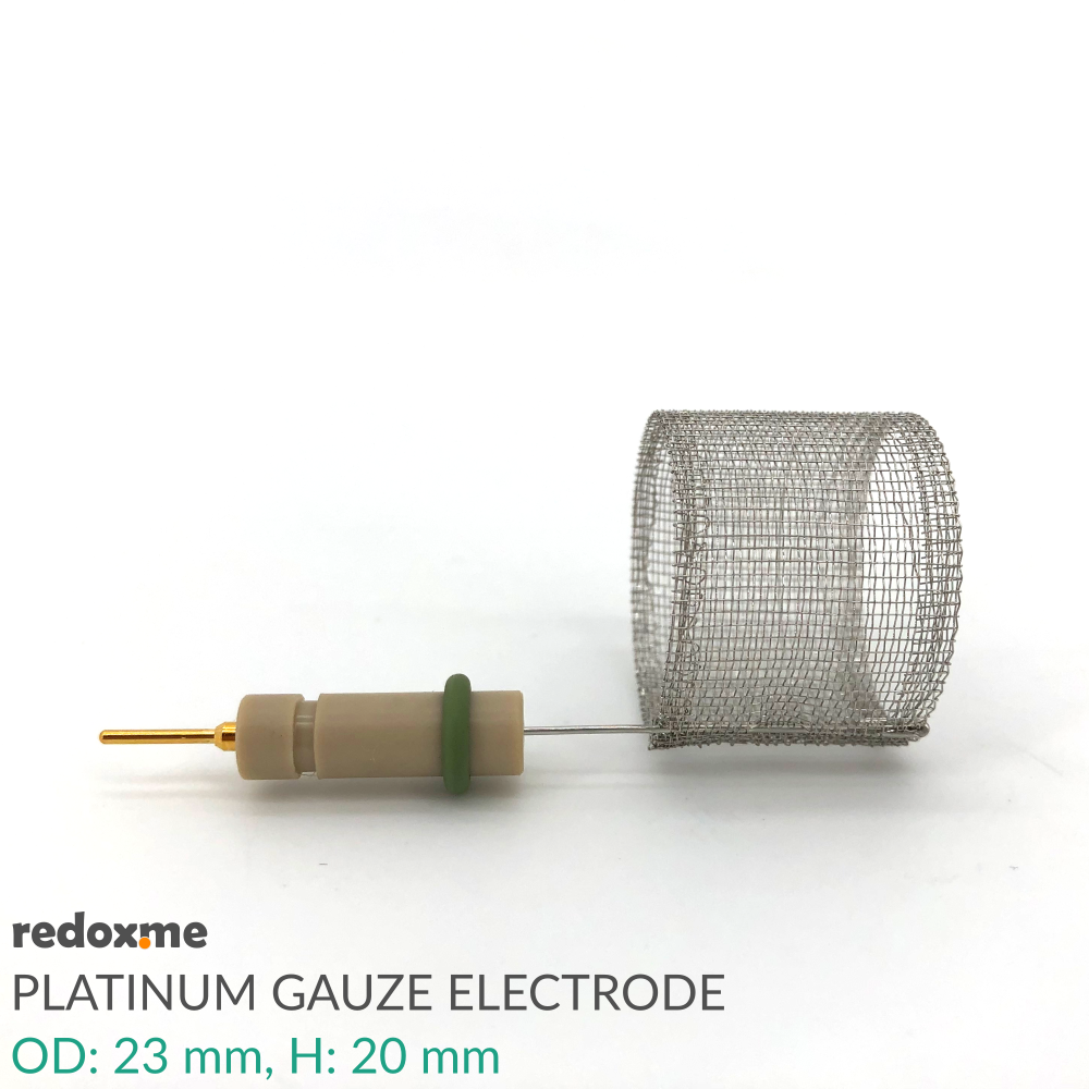 Platinum Gauze Electrode - OD: 23 mm, H: 20 mm