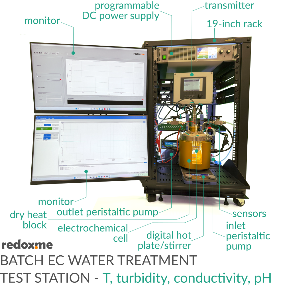 Batch Electrochemical Water Treatment Test Station