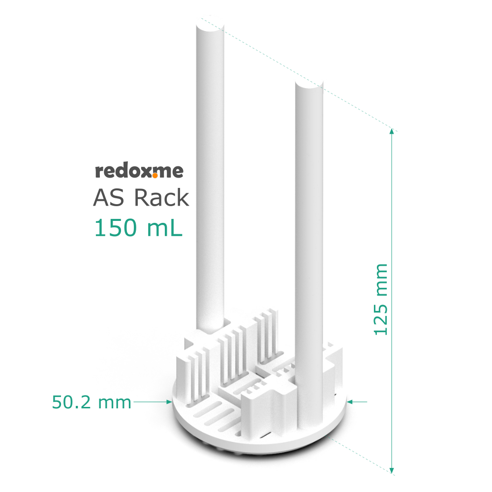 AS Rack 150 mL - Adjustable Substrate Rack for 150 mL beaker