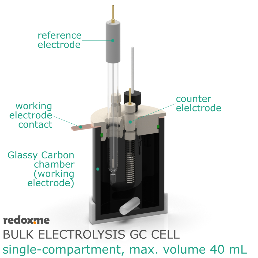 Bulk Electrolysis GC Cell
