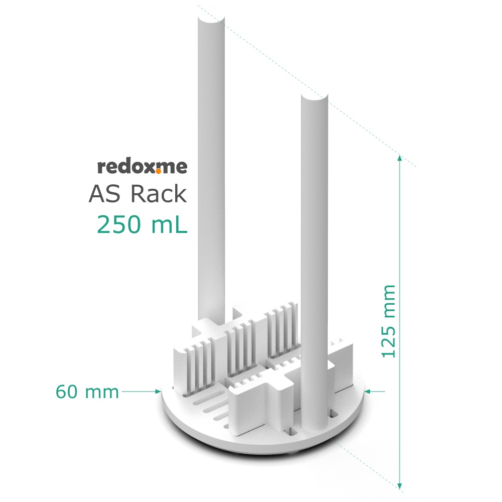 AS Rack 250 mL - Adjustable Substrate Rack for 250 mL beaker
