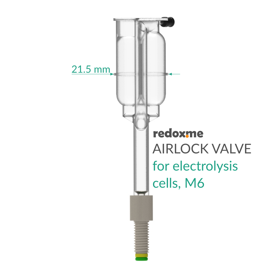 Airlock valve for electrolysis cells - M6