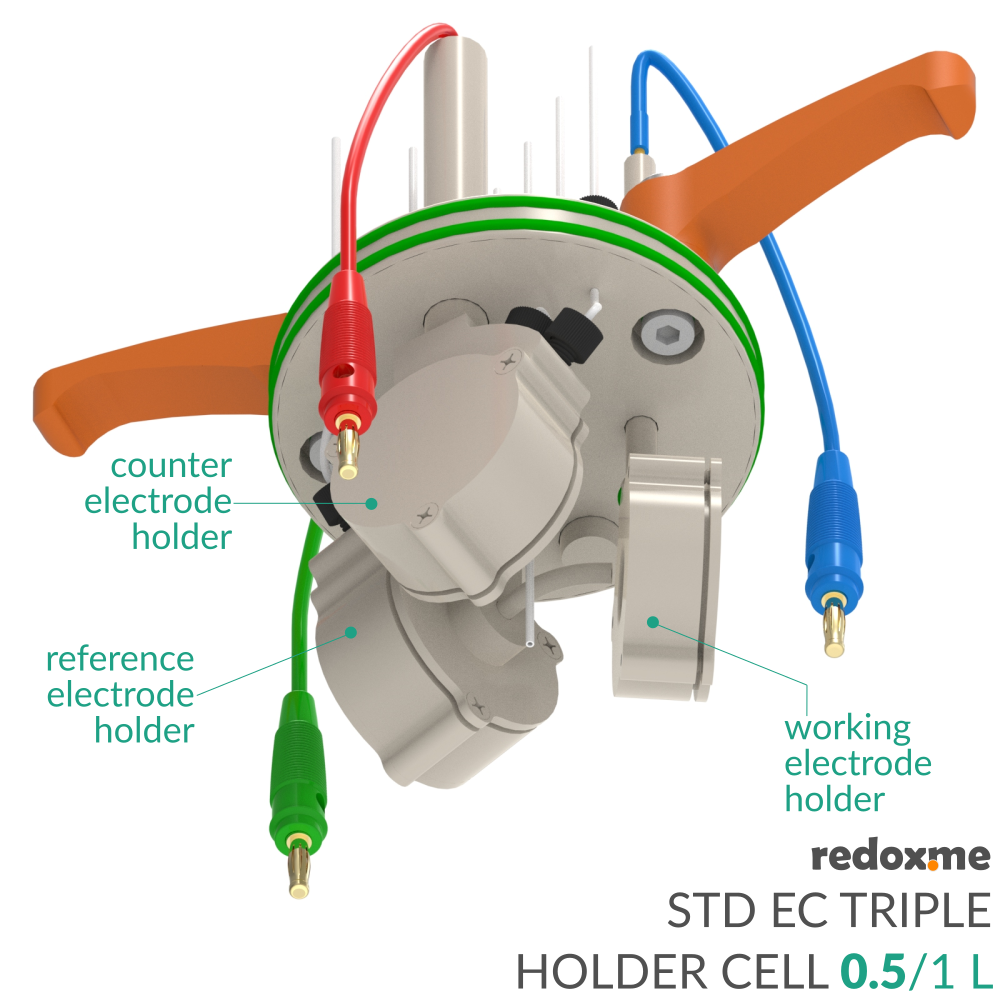 Standard Electrochemical Triple Holder Cell