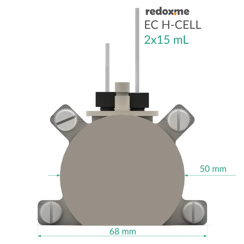 EC H-Cell 2x15 mL- Screw Mount Electrochemical H-Cell - Thasar S.r.l.