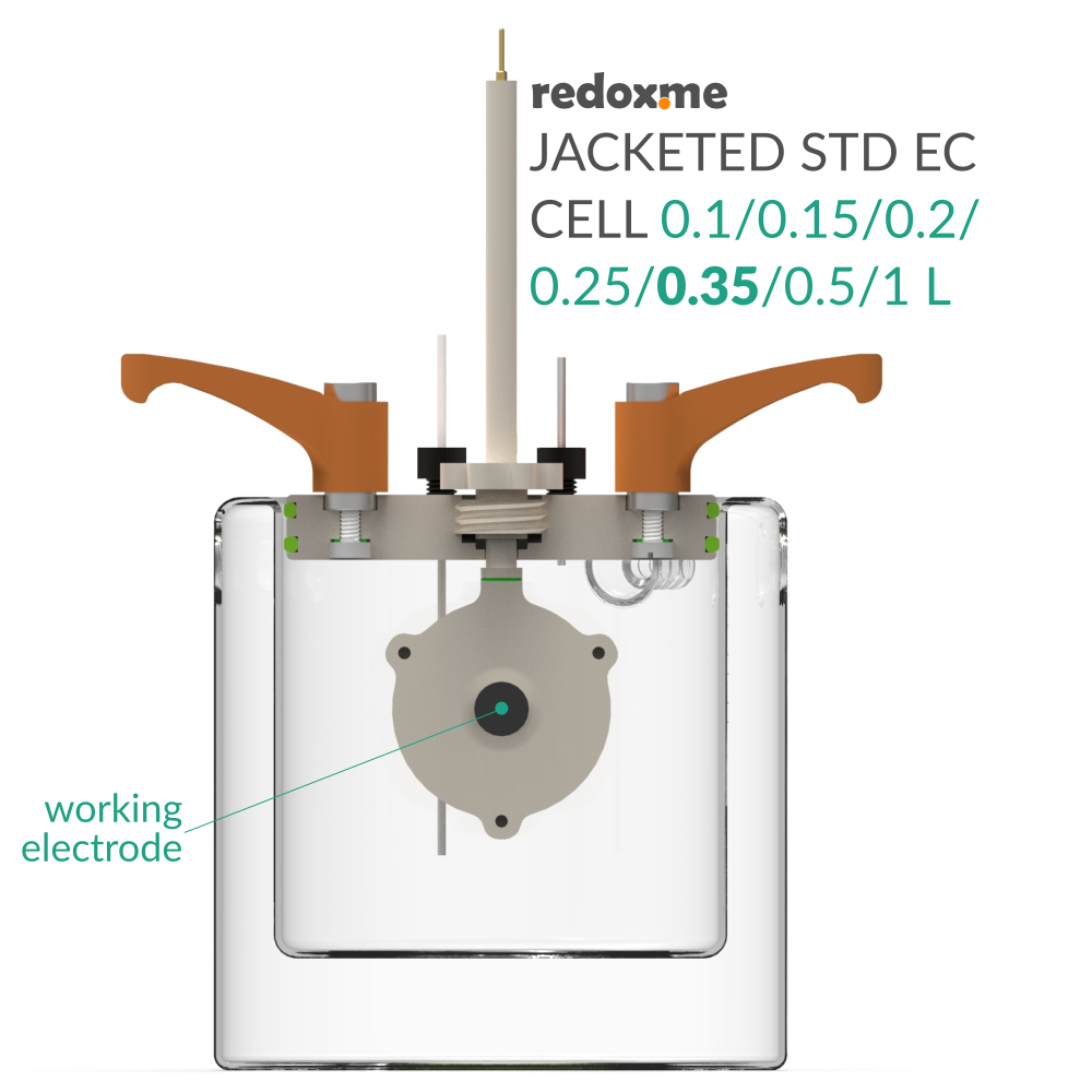 Jacketed Standard Electrochemical Cell