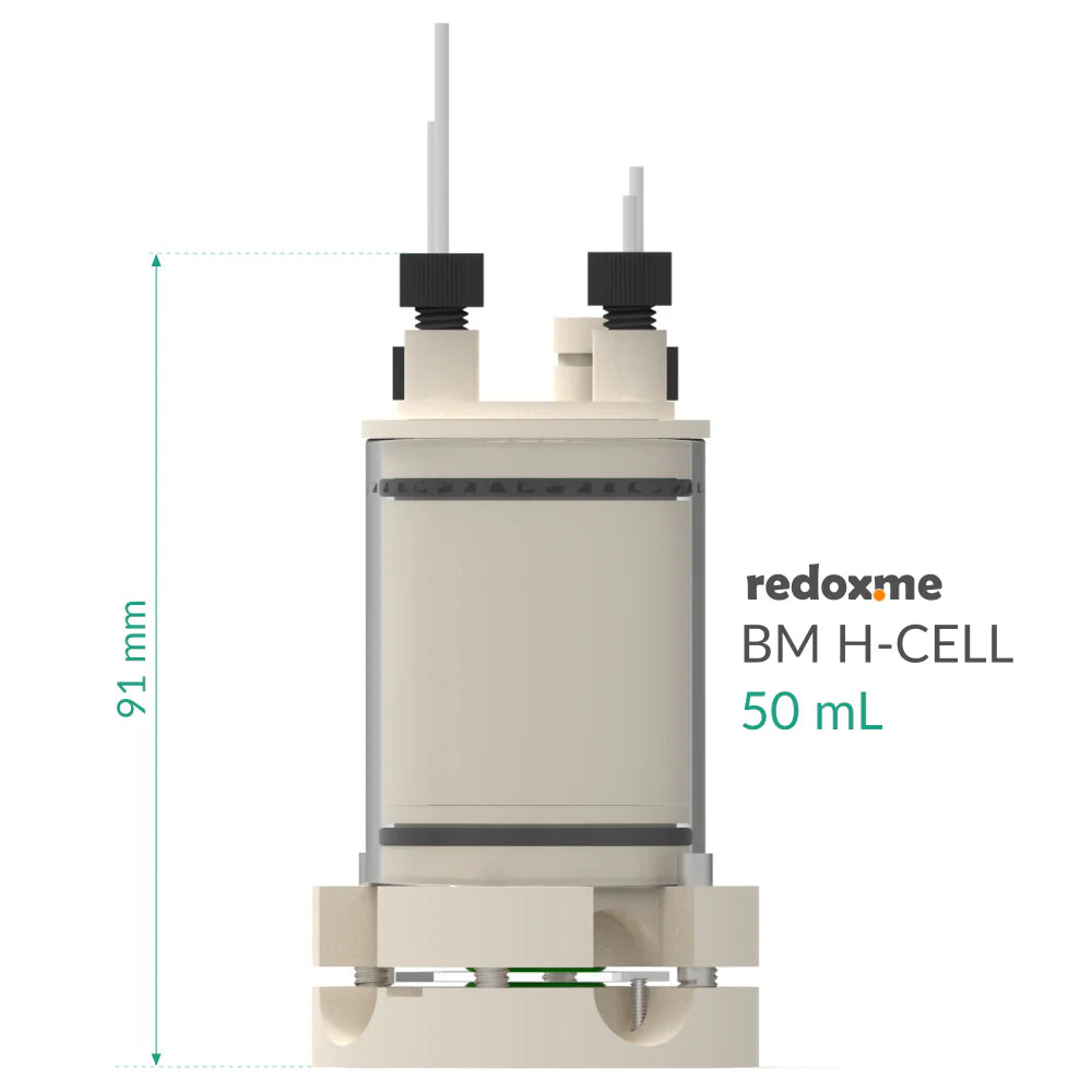 BM H-CELL 50 mL - Bottom Mount Electrochemical H-Cell 50 mL - Thasar S.r.l.