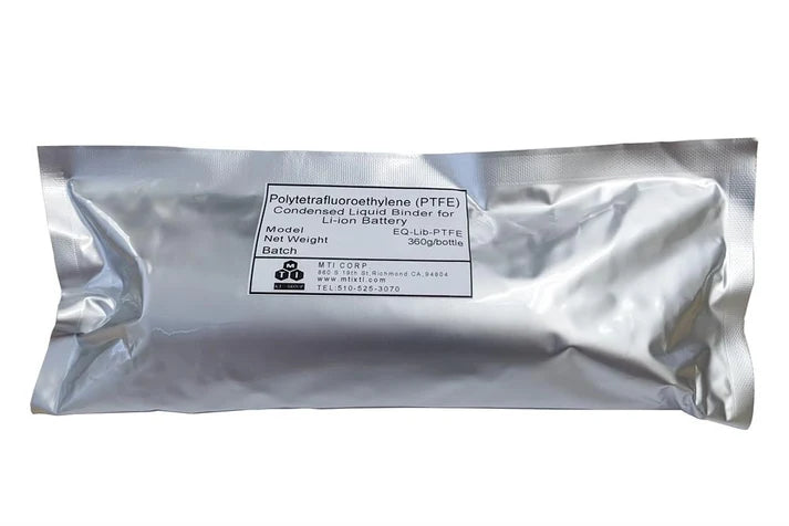 PTFE en polvo como aglutinante para electrodos de baterías, 250 g/botella - EQ-Lib-PTFE-F104