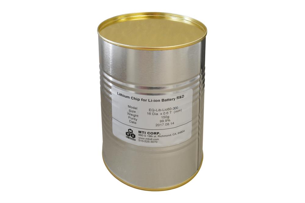 Lithium-Aluminum (Li-Al) Alloy Chip with D16 mm x T0.6 mm as Anode of Li-ion Battery, 150pcs / bottle - Lib-LiAlC - Thasar Store