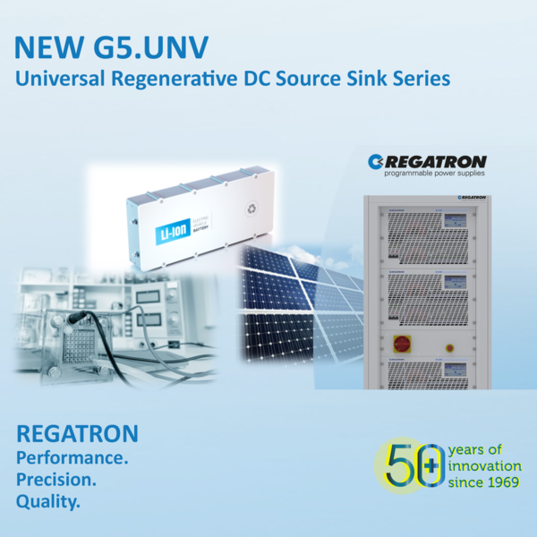 G5.UNV Universal Regenerative DC Source Sink Series - Thasar S.r.l.