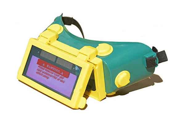 Maschera Per Saldatura Ad Oscuramento Automatico - Occhiali Protettivi Verdi Con Filtro Luce - Anti UV - Foto 12