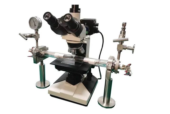 Micro-CVD/PVD Furnace for in-Situ Analysis w. 2 Heating Zones, 1100°C Max. - GSL-1100-Micro - Thasar S.r.l.