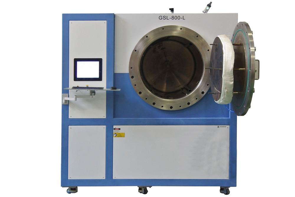 800°C High Vacuum & Pressure Chamber Furnace (500x500x500 mm up to 3.5 bar) GSL-800-L - Thasar Store