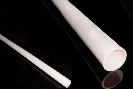 100 mm (OD) x 90 mm (ID) x 1800mm (L) Alumina Ceramic Tube - TA100D1800 - Thasar S.r.l.