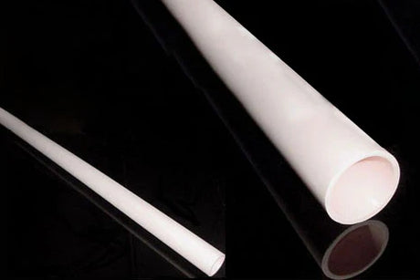 100 mm (OD) x 90 mm (ID) x 1800mm (L) Alumina Ceramic Tube - TA100D1800 - Thasar S.r.l.