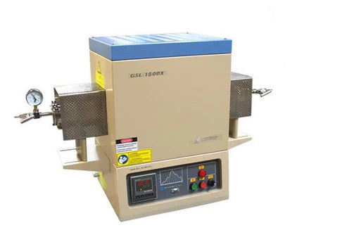 1800C Compact Vacuum Tube Furnace (60mm OD) with Kanthal Heating Elements - GSL-1800X-KS60 - Thasar S.r.l.