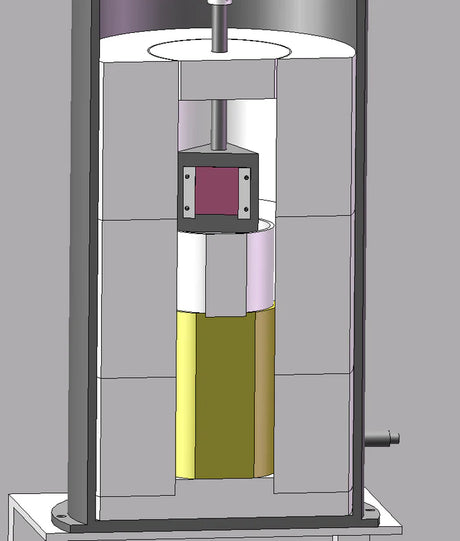 1100°C High Pressure ( 1.2 MPa) Liquid Phase Epitaxy Crystal Growth Furnace & Glove Box System - HP1100X-LPEGB - Thasar S.r.l.