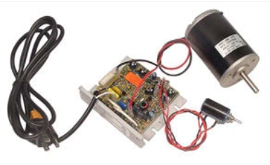 110V 50W, 3000RPM DC Motor + Speed controller, for VTC50 / VTC100 - EQ-VTC50-Motor - Thasar S.r.l.