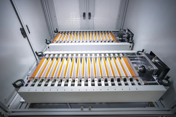 Compact 64-channel Hot Press Machine (Max. 120*80 mm, Single-Side Tabs) for Pouch Cell SEI Formation - MSK-131-HS64