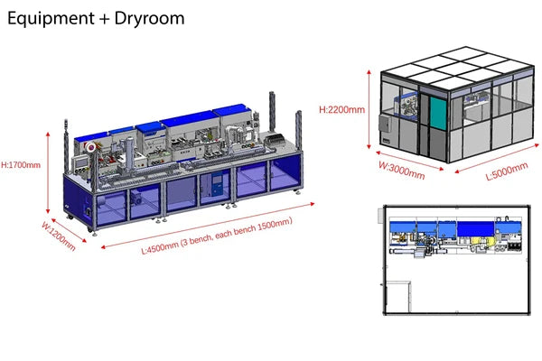 Lab-Scale Automatic Multiple-Layers Pouch Cell Assemble Line for Battery R&D - MSK-BPE-MS