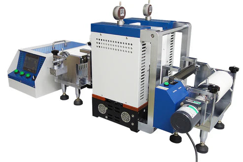 Roll-to-Roll Gap-Controlled Hot Rolling Press (6" W x 4"Dia., Max. 200?), Glovebox Compatible - MSK-H2150-E-R2R - Thasar S.r.l.