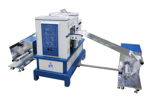 R2R Hot Rolling Press (12'' Wide, 200oC Max ) with Pressure Control Up to 15T - MSK-H2300-ER - Thasar S.r.l.