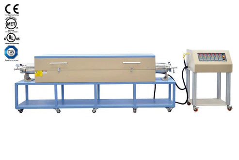 Six-Zone Split Tube Furnace (Optional 2-4" Quartz Tube x 2 Meter L, 1200C Max.) - OTF-1200X-VI-2M-UL - Thasar S.r.l.