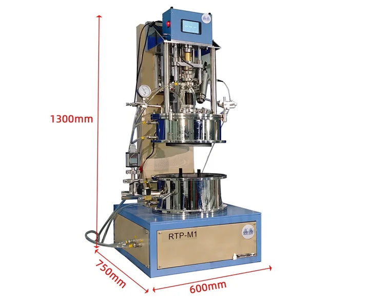 2500°C Max. High Vacuum & Ultrafast Heating Pellet Press with Automated 8 Samples Loading System - RTP-MS-AR - Thasar S.r.l.