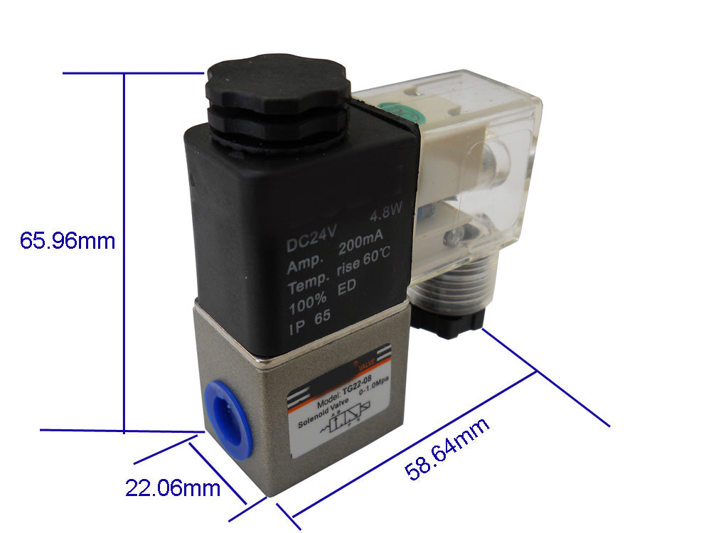 Solenoid Valve for Automatic Gas Control System, 24VDC, EQ-SN-Valve - Thasar Store