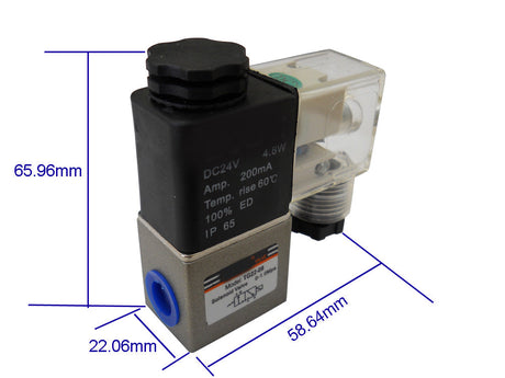 Solenoid Valve for Automatic Gas Control System, 24VDC, EQ-SN-Valve - Thasar Store