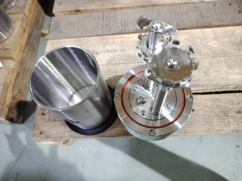 Stainless-Steel Mixing Jar with Multiple Variable Size for Dual-Shaft Planetary Vacuum Mixer - Thasar S.r.l.