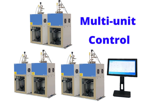 1100°C Max IR Fast Heating / Cooling & Atmosphere Controlled Bottom Loading Furnace VBF1100XRTPASD - Thasar S.r.l.